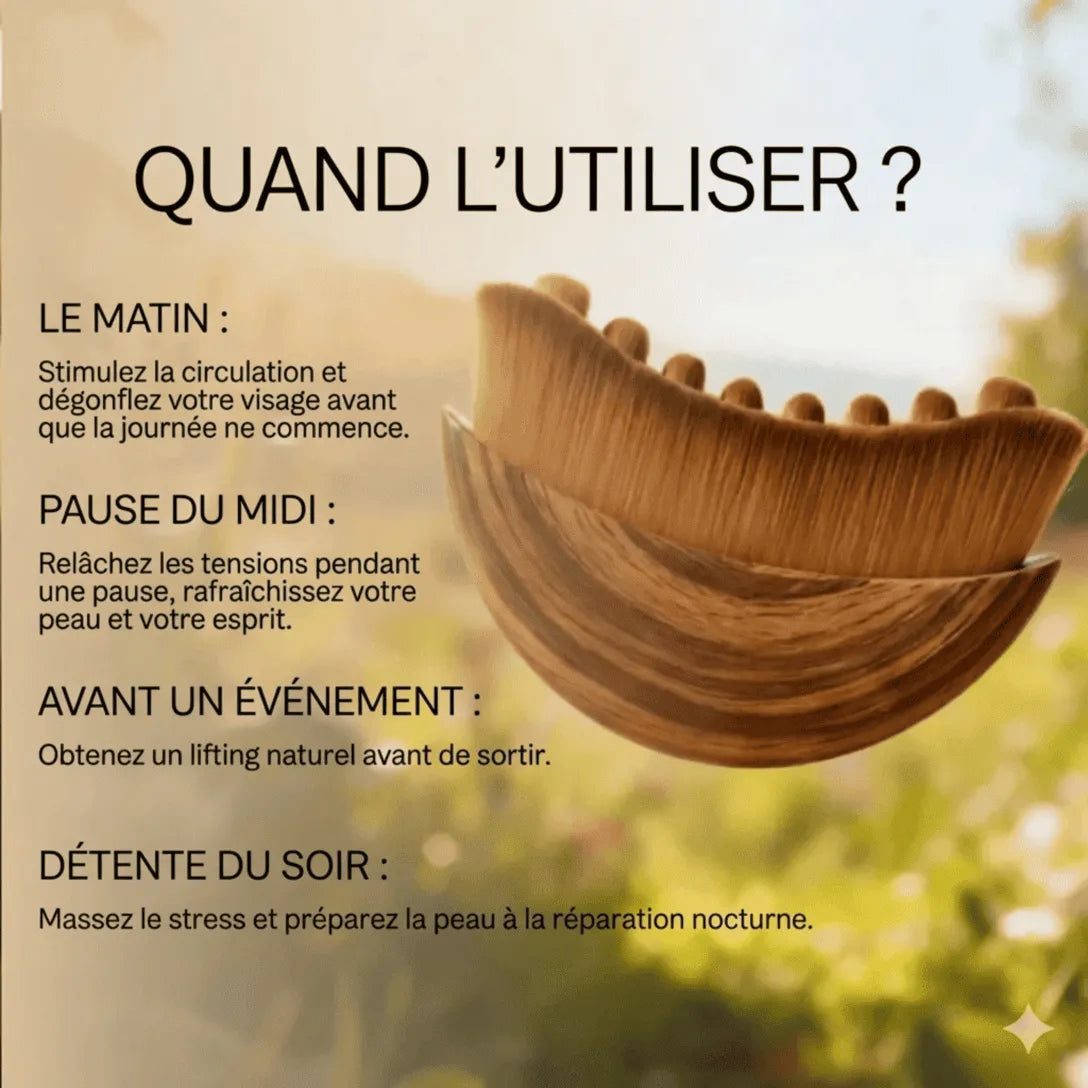 Rituéa I Brosse de massage lymphatique